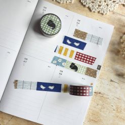 Pion Washi Tape – Cat on the Rug (B)