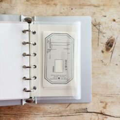 Miso Paper Pocket Ring Binder Insert - Pocket Envelope