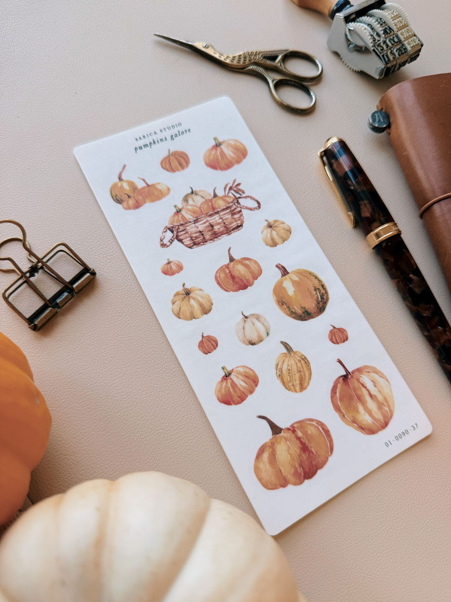 Sarica Studio Pumpkins Galore Stickers
