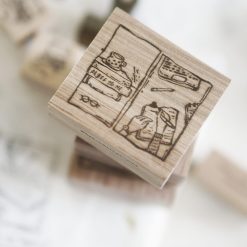 Black Milk Project Pages of Me Rubber Stamp - Quiet Days (Framed)