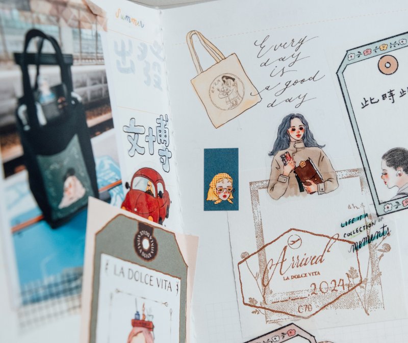 La Dolce Vita Label Sticker Roll - Sweet Life - Image 9