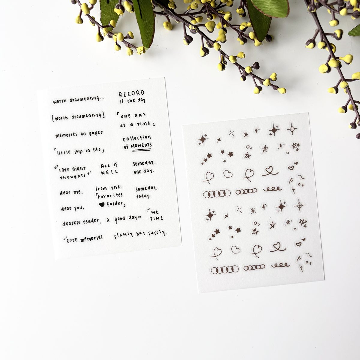 Rabch.jpg Dear Journal Sticker Sheet Sets x 3