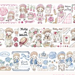 Molinta Washi Tape - Retro Flower