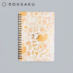 ROKKAKU B6 Notebook – Cat Art Collection “flower”