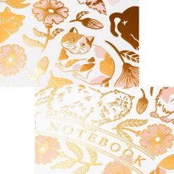 ROKKAKU B6 Notebook – Cat Art Collection “flower” — gallery