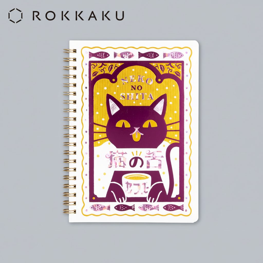 ROKKAKU B6 Notebook – Cat’s Tongue Café