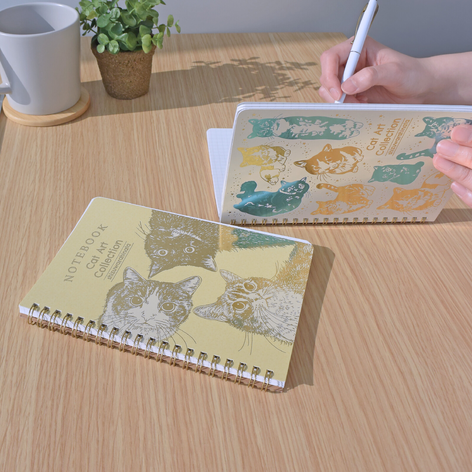 ROKKAKU B6 Ring Notebook – Cat Art Collection 2 — gallery