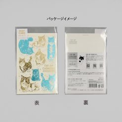 ROKKAKU Foil Stamped Postcard – Cat Art Collection “Shizuwara Hinata” — gallery