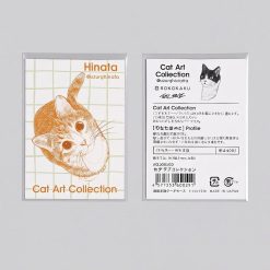 ROKKAKU Foil Stamped Sticker – Cat Art Collection “Hinata” — gallery