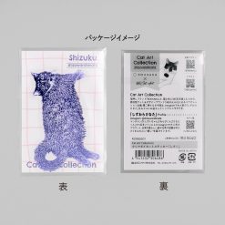 ROKKAKU Foil Stamped Sticker – Cat Art Collection “Shizuku” — gallery