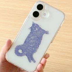 ROKKAKU Foil Stamped Sticker – Cat Art Collection “Shizuku” — gallery