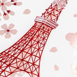ROKKAKU Postcard – Tokyo Tower Cherry Blossom — gallery