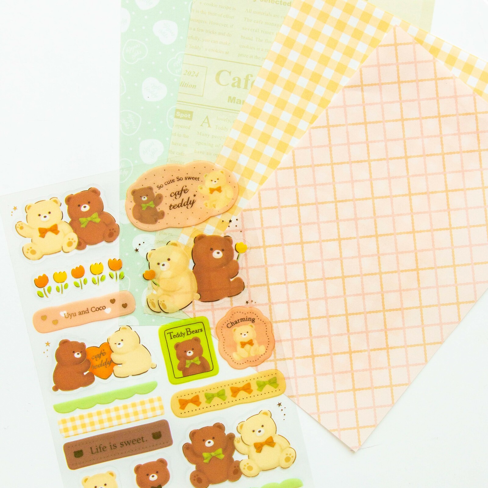 ROKKAKU Stickers – Café Teddy “Sweets” — gallery