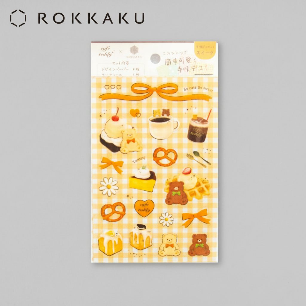 ROKKAKU Stickers – Café Teddy “Sweets” — gallery