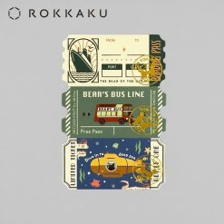 ROKKAKU Ticket-style Memo Cards – EARTH TOURS