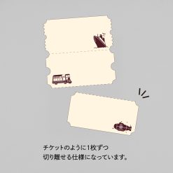 ROKKAKU Ticket-style Memo Cards – GALAXY TOURS — gallery