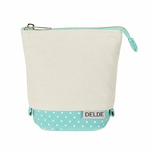 Sun-Star Delde Slide Pen Pouch - Polka Dot Mint - Image 4