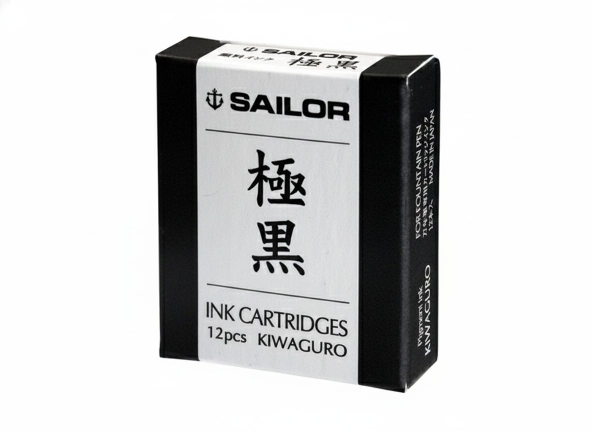 Sailor Pigment Ink Cartridges – Kiwaguro Ultra Black — gallery