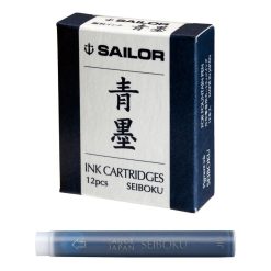 Sailor Pigment Ink Cartridges – Seiboku (Blue) — gallery