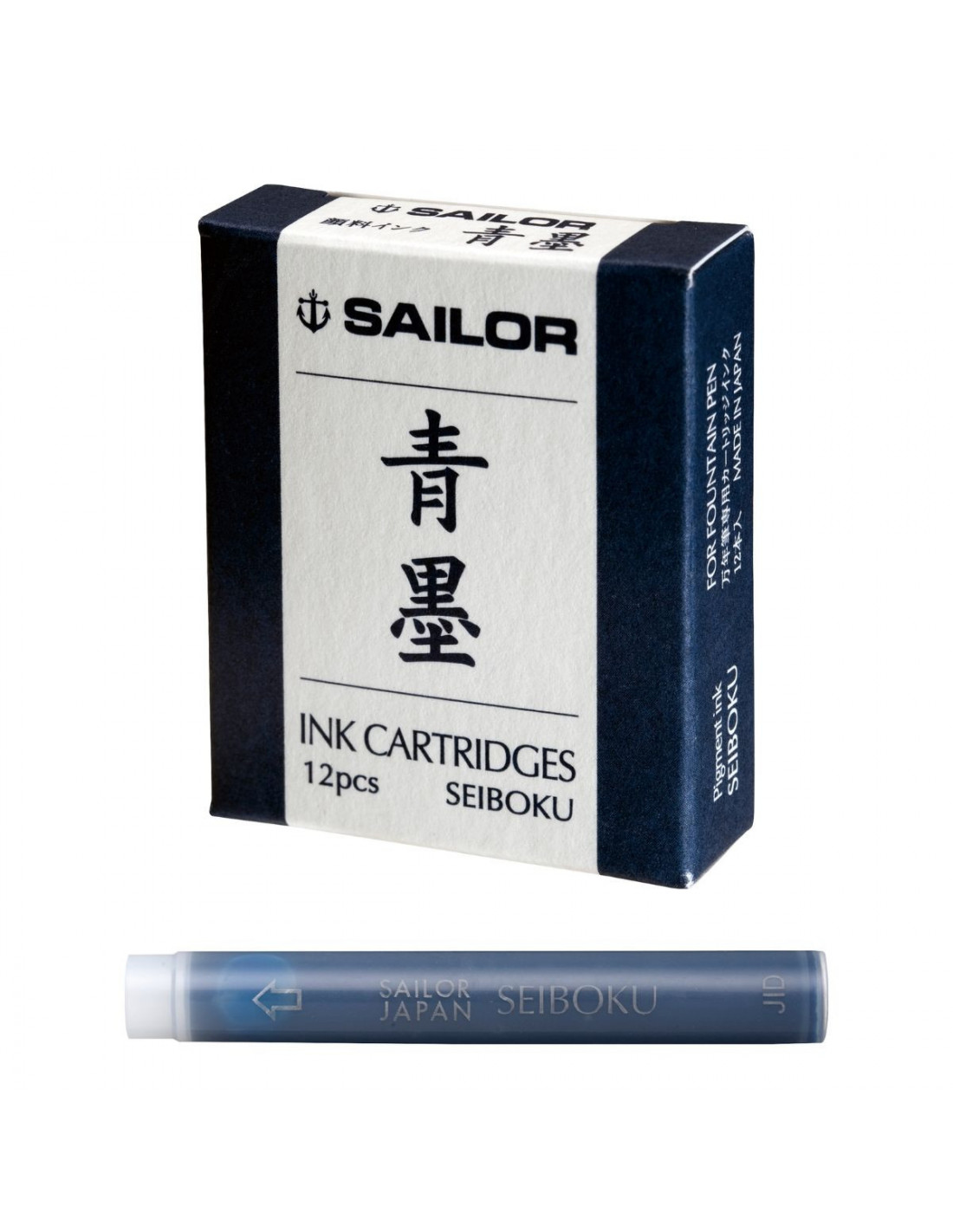 Sailor Pigment Ink Cartridges – Seiboku (Blue) — gallery