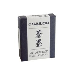 Sailor Pigment Ink Cartridges – Souboku (Blue Black)