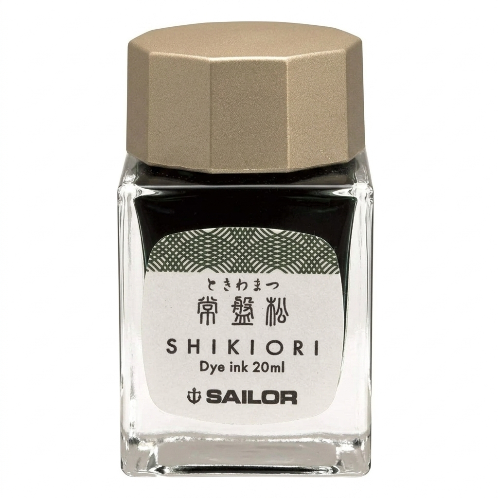 SAILOR Shikiori Bottled Ink 20ml – Tokiwa-matsu