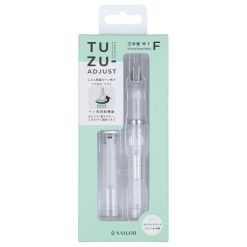 Sailor Tuzu Adjust Glassy Fountain Pen — Crystal White — gallery