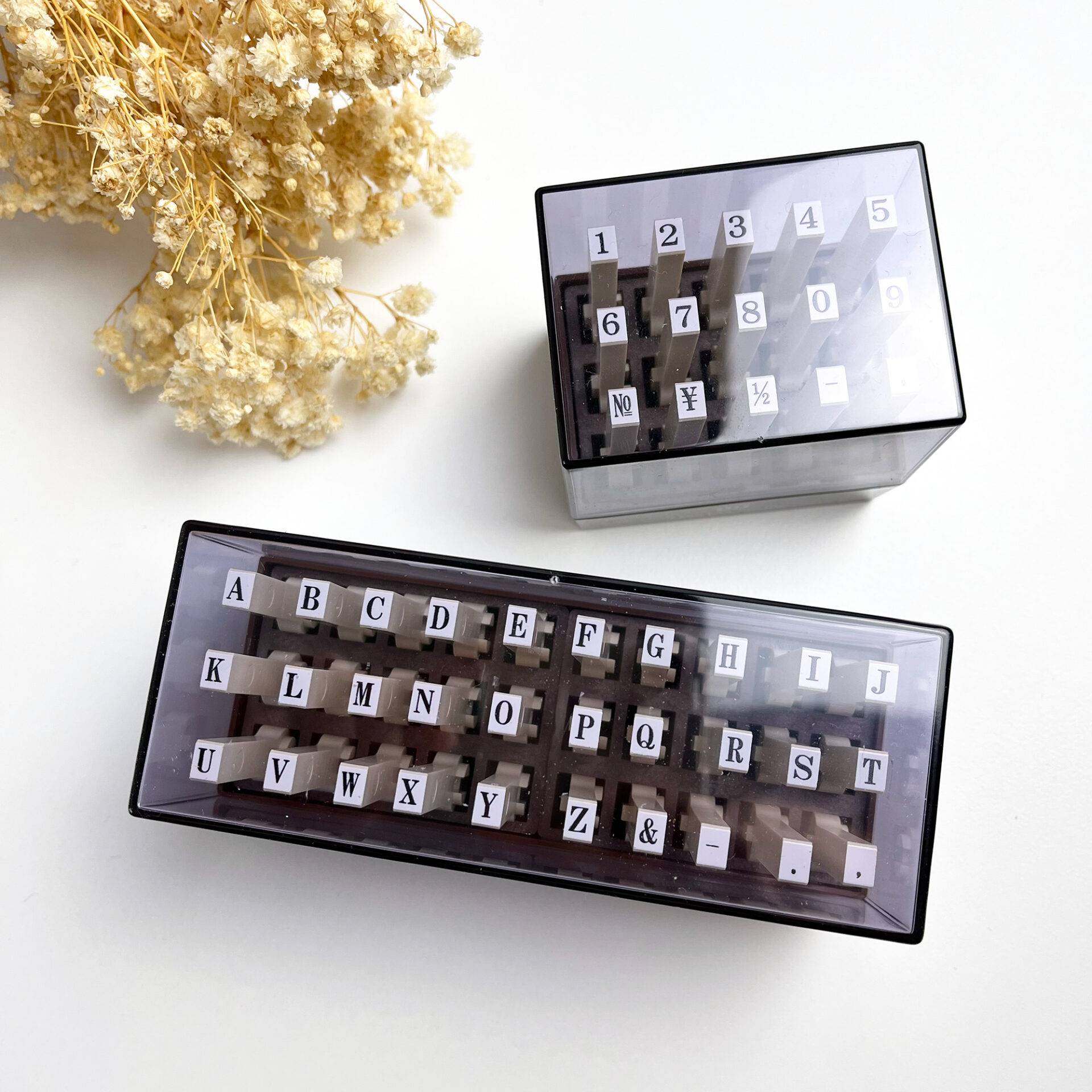 Sanby Endless Alphabet and Number Stamp Sets (4 sizes)