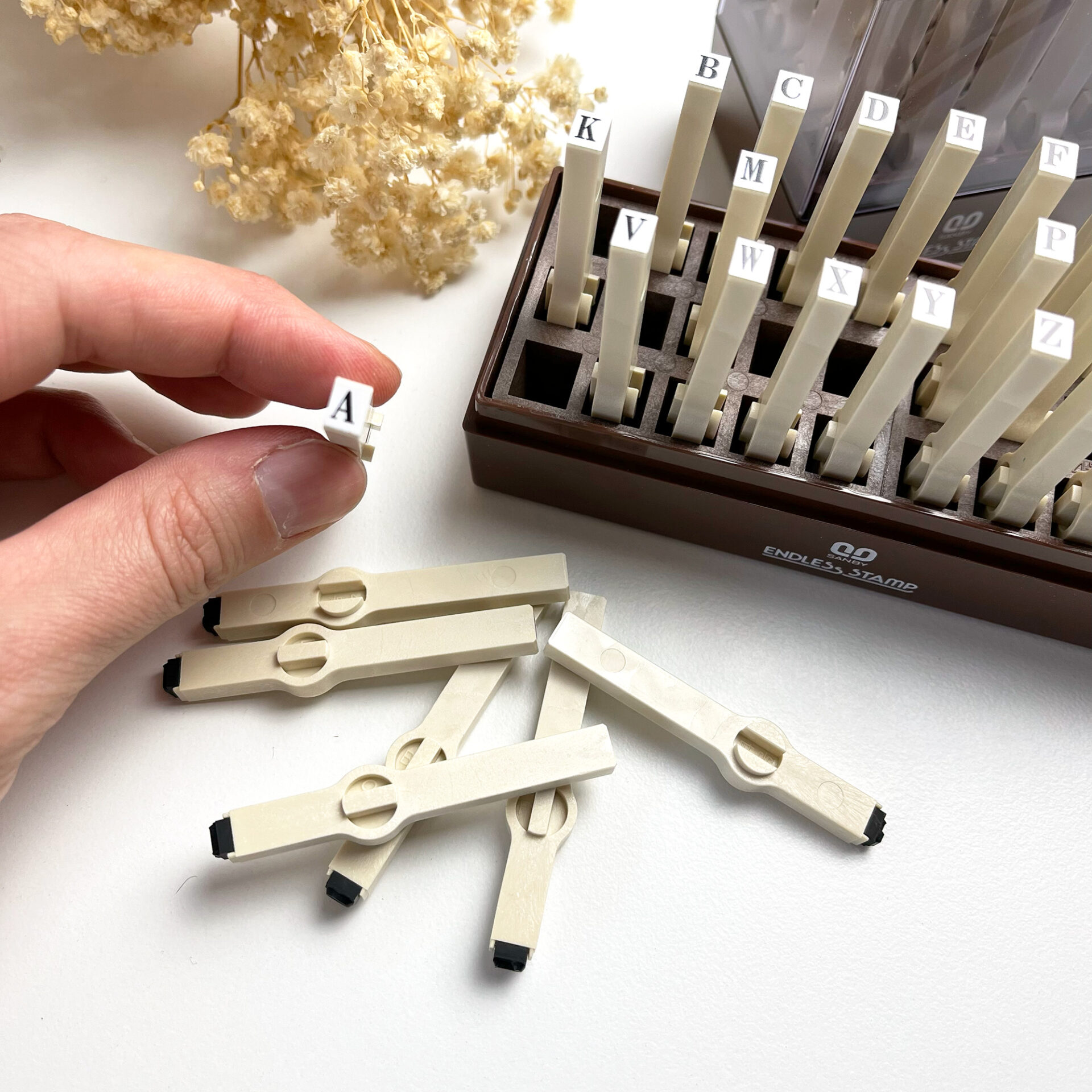 Sanby Endless Alphabet and Number Stamp Sets (4 sizes)