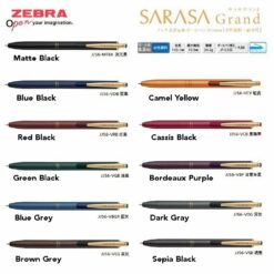 Zebra Sarasa Grand Vintage Colours Gel Ballpoint Pen 0.3/0.5mm - Image 2