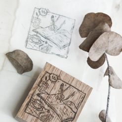 Black Milk Project Pages of Me Rubber Stamp - Scribbles (Framed)