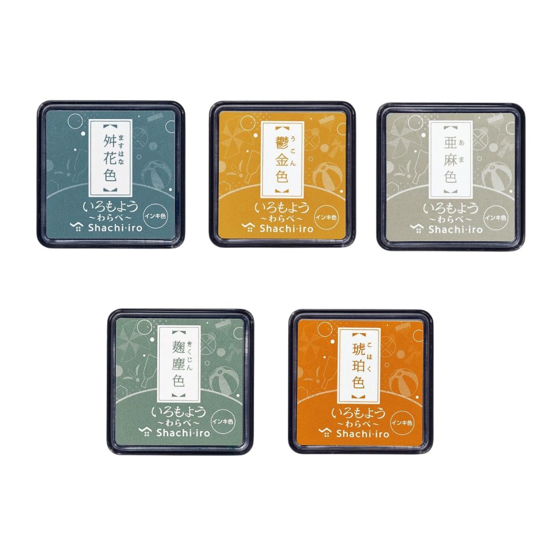 Shachihata Warabe Mini Ink Pad - NEW Colours