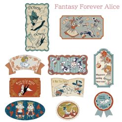 Shinzi Katoh Alice in Wonderland Flake Stickers – Fantasy Forever Alice — gallery