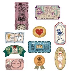 Shinzi Katoh Alice in Wonderland Flake Stickers – Tea Party — gallery