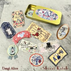 Shinzi Katoh Alice in Wonderland Flake Stickers – Usagi Alice