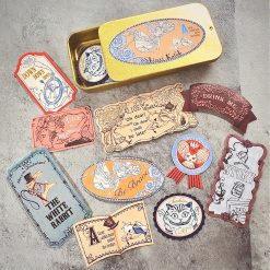Shinzi Katoh Alice in Wonderland Flake Stickers – White Rabbit