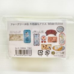 Shinzi Katoh Alice in Wonderland Flake Stickers – White Rabbit — gallery