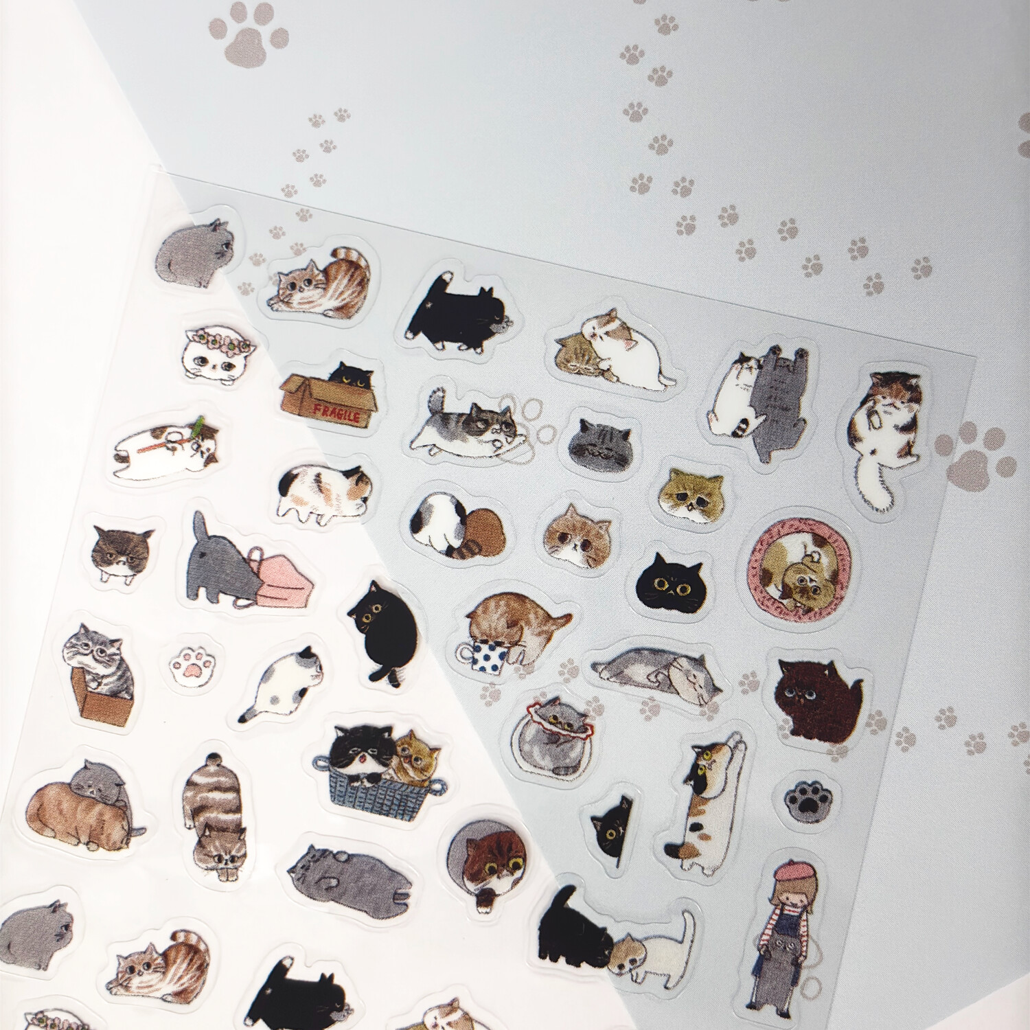 Shinzi Katoh Mini Planner Stickers - Exotic Shorthair