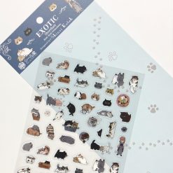 Shinzi Katoh Mini Planner Stickers - Exotic Shorthair