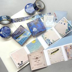Shinzi Katoh Mini Sticky Notes Sets Cats and Stars Japanese Stationery