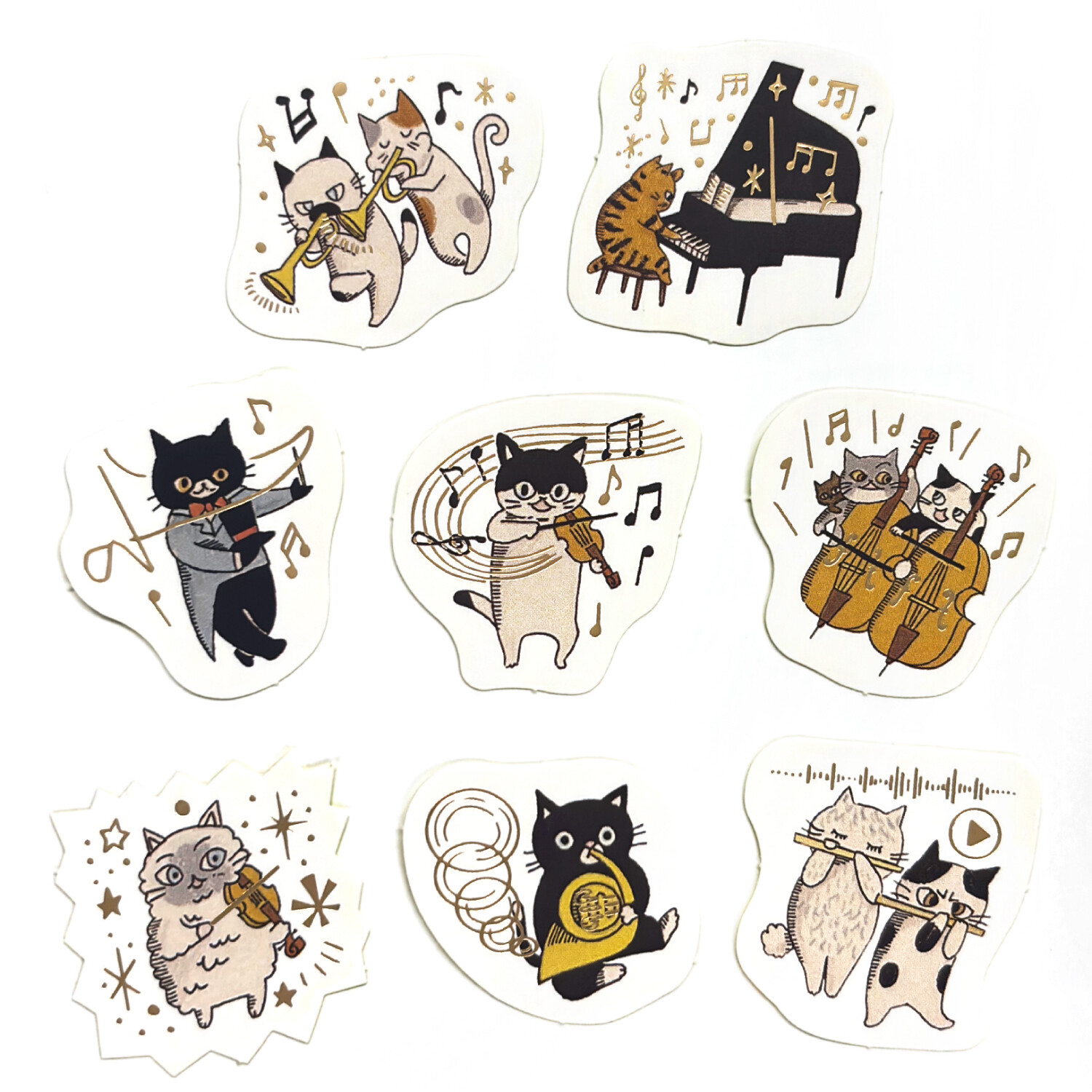 Shinzi Katoh Washi Paper Stickers – Meowphonic Orchestra — gallery