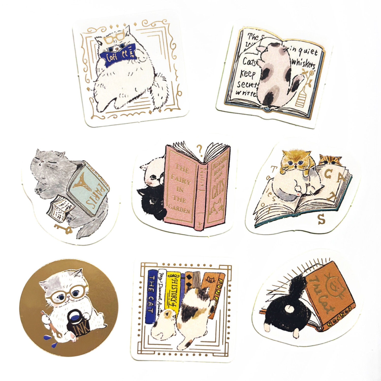 Shinzi Katoh Washi Paper Stickers – Reading Club — gallery