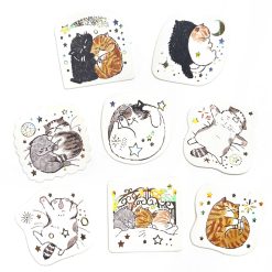 Shinzi Katoh Washi Paper Stickers – Sleeping Cats — gallery