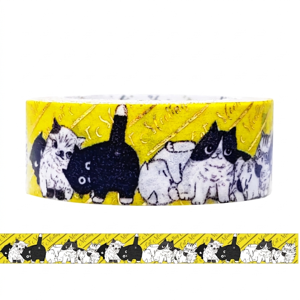 Shinzi Katoh Washi Tape – Cat Meeting