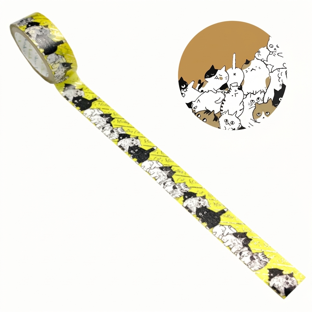 Shinzi Katoh Washi Tape – Cat Meeting — gallery