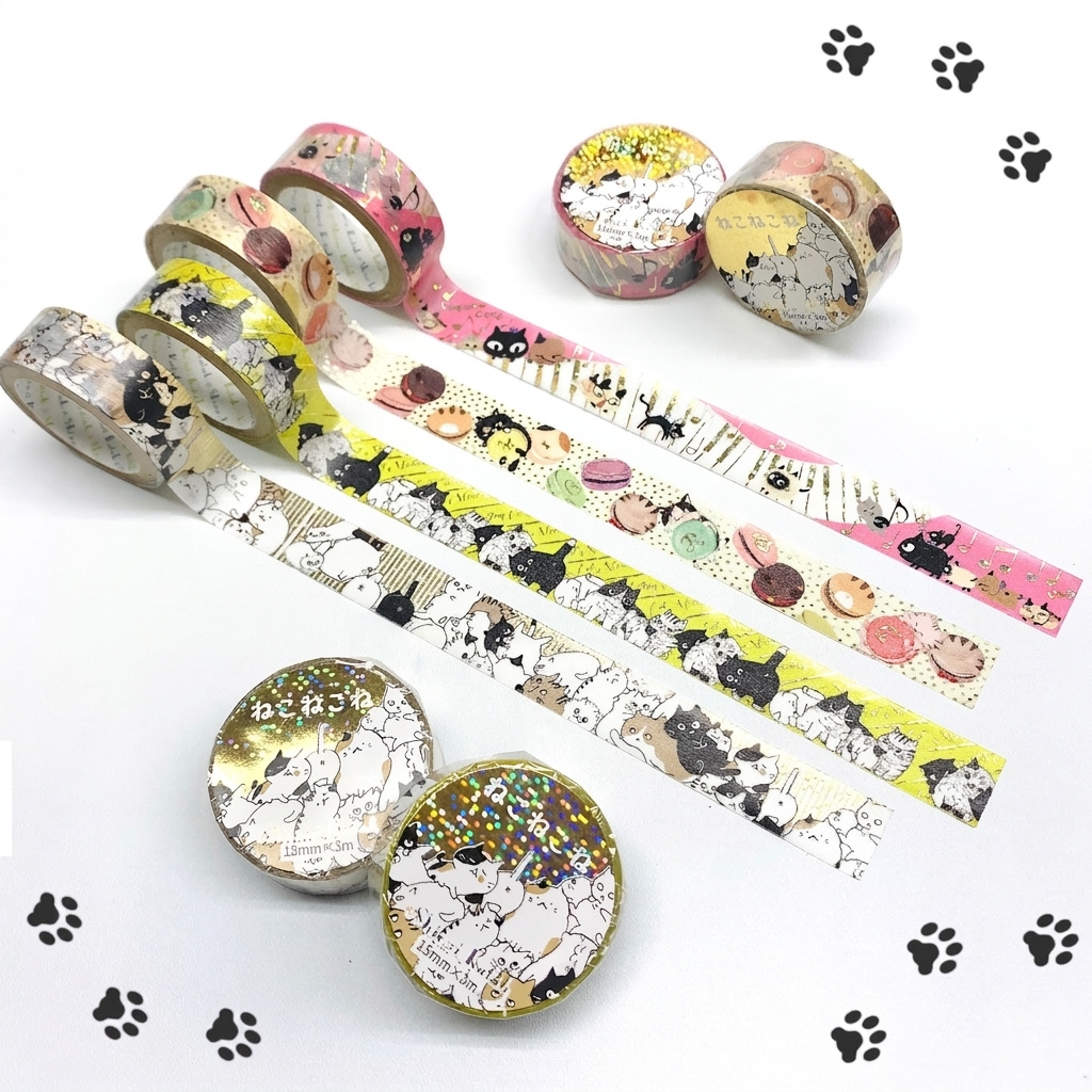 Shinzi Katoh Washi Tape – Cat Meeting — gallery