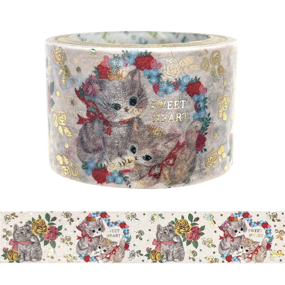 Shinzi Katoh Washi Tape – Rose Cats — gallery