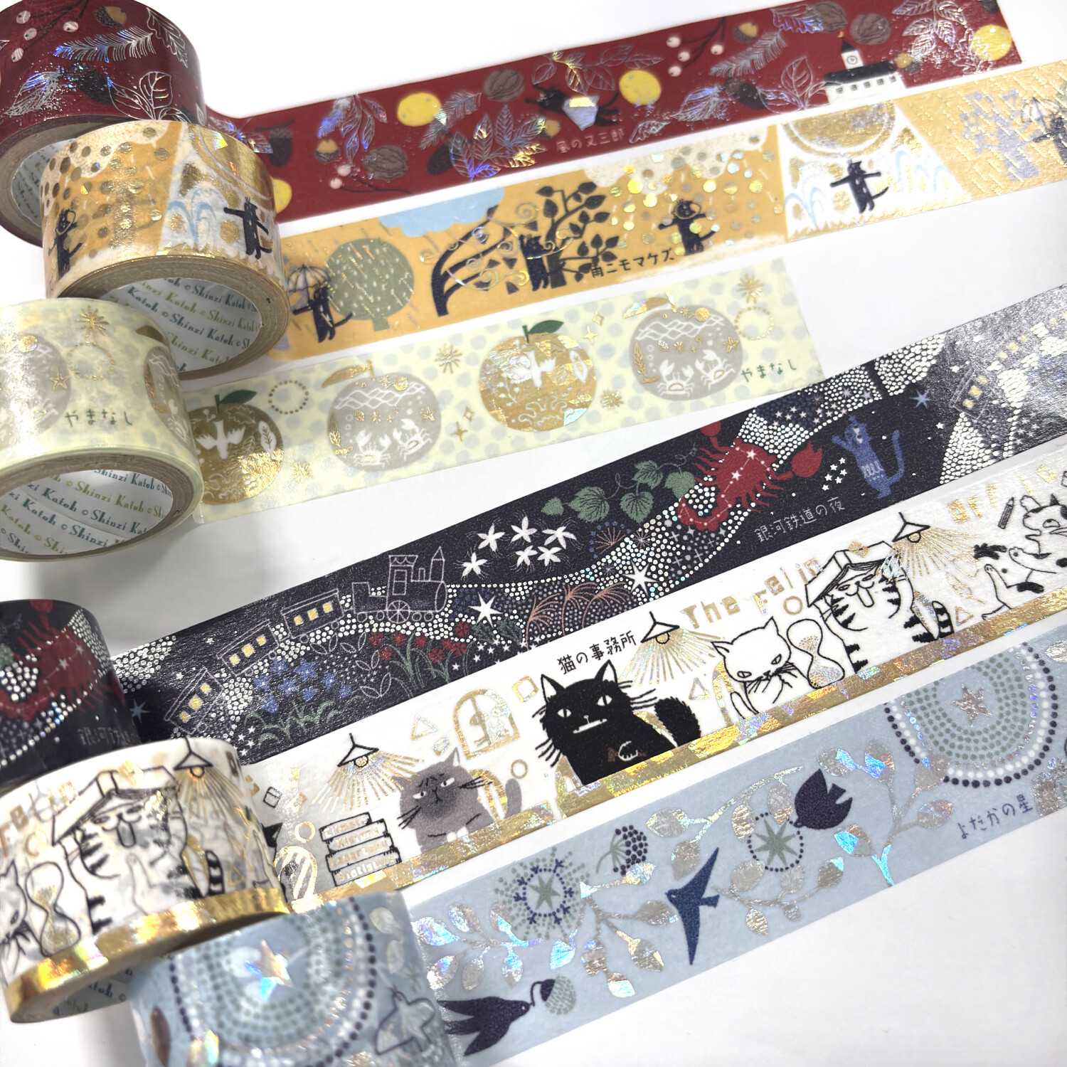 Shinzi Katoh Washi Tape – The Cat Office II — gallery