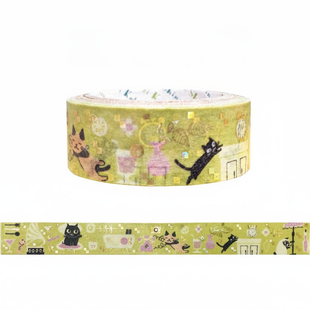 Shinzi Katoh Washi Tape – Uneven Cats 2 — gallery