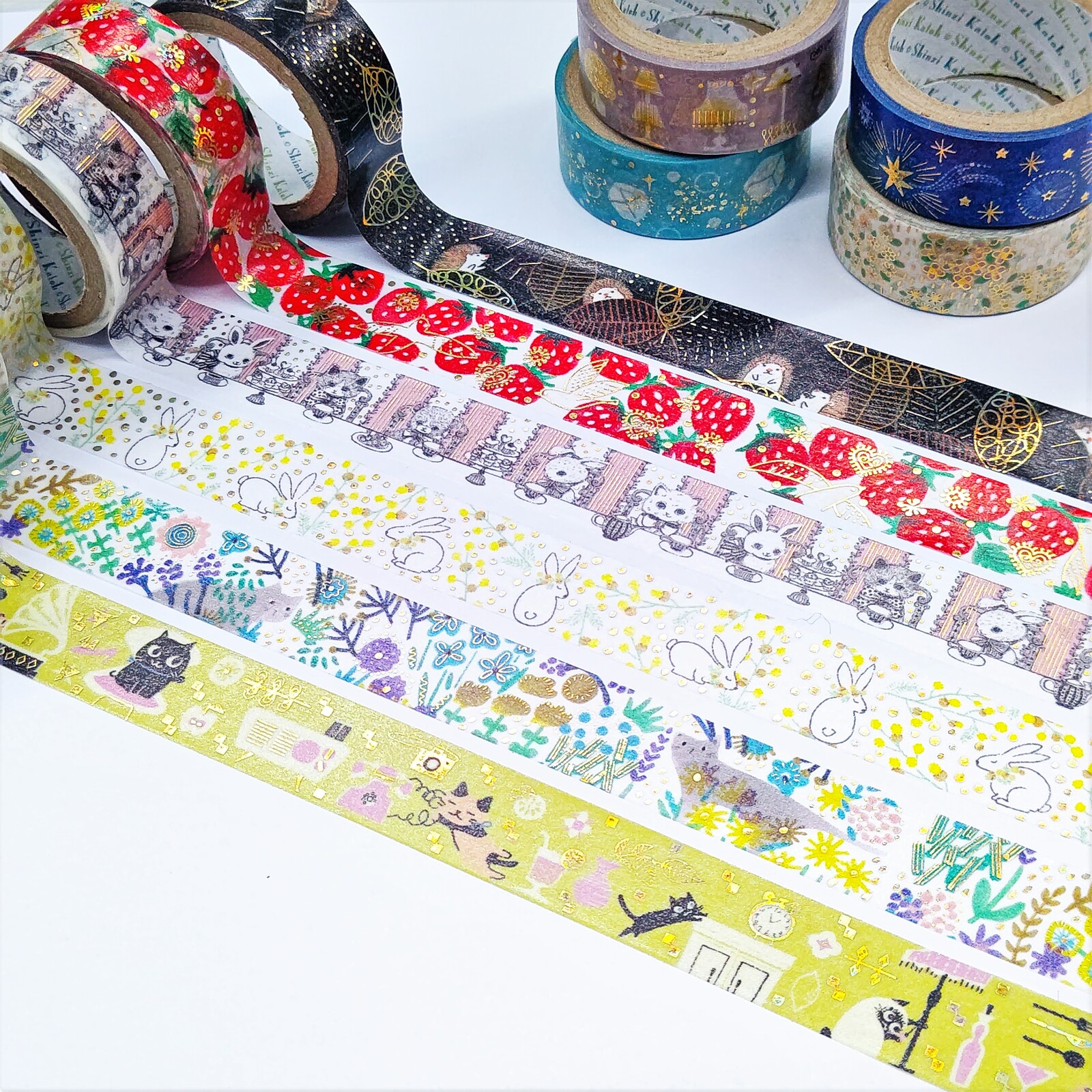 Shinzi Katoh Washi Tape – Uneven Cats 2 — gallery